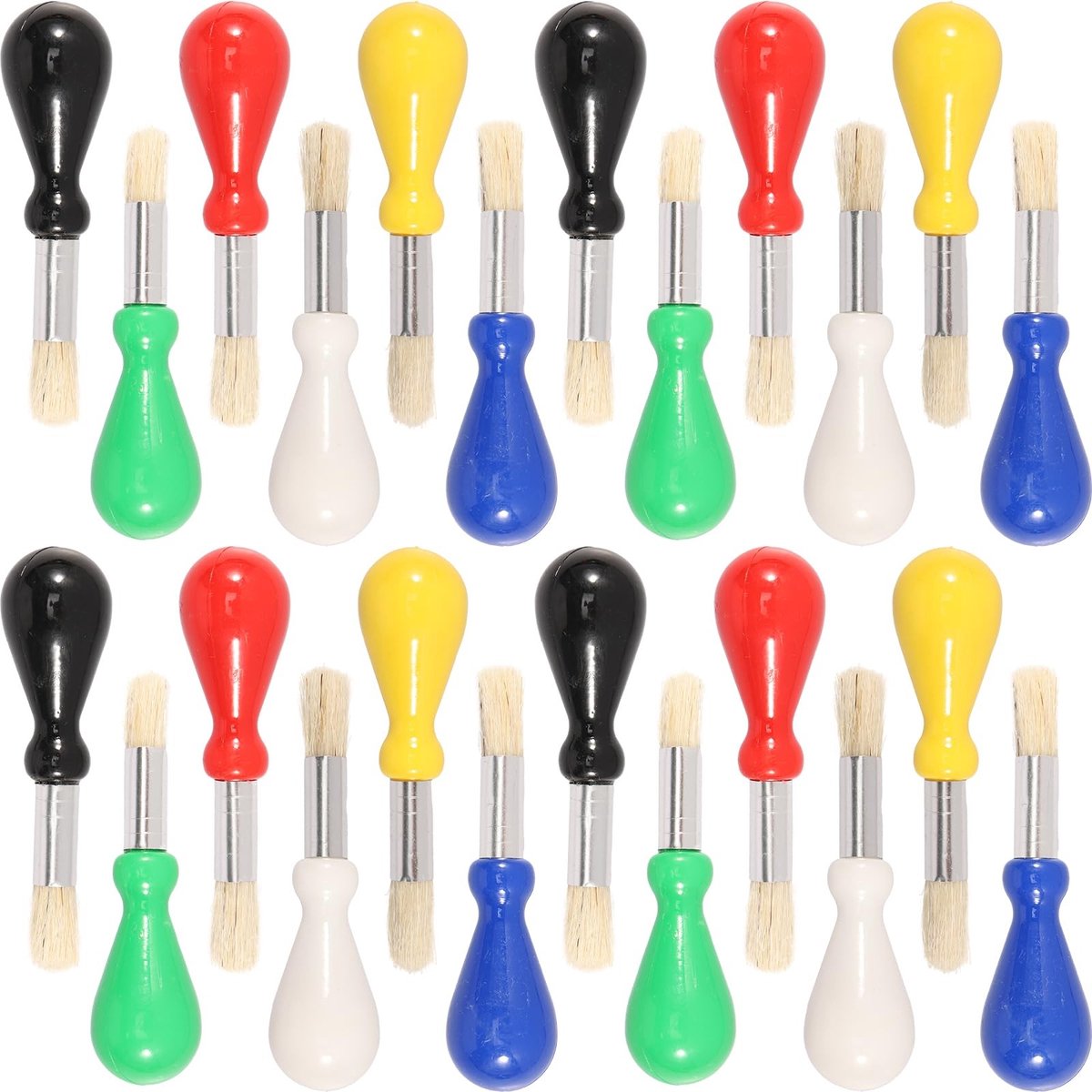Kinderschilderset - 24 penseelsets - Multikleur