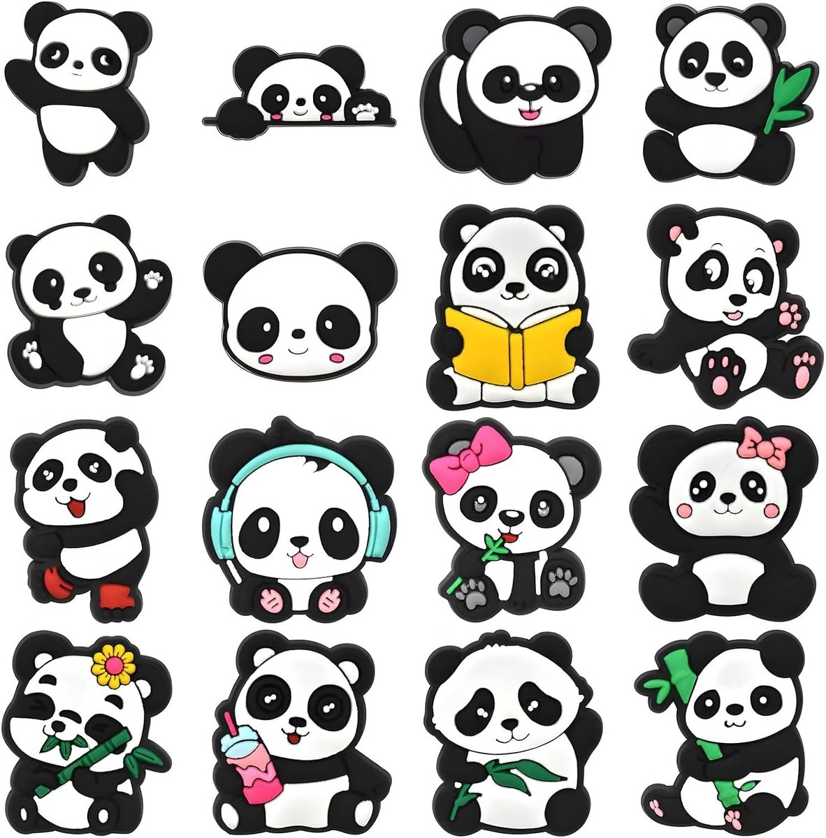 Set van 16 Decoratieve Schoenaccessoires in Cartoonstijl voor Kinderen - Leuke Cadeaus voor Verjaardagen en Feestjes