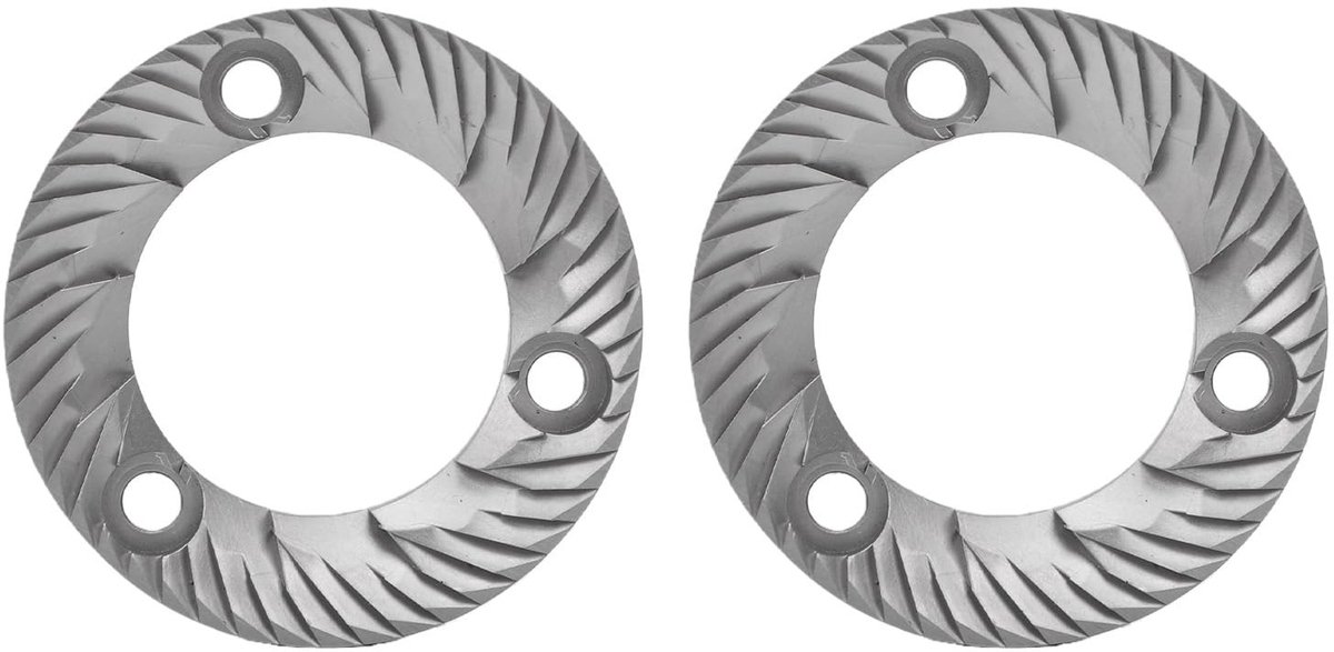 Vervangende Bramen voor Koffiemolen - 50 mm Roestvrij Staal - 2 Stuks
