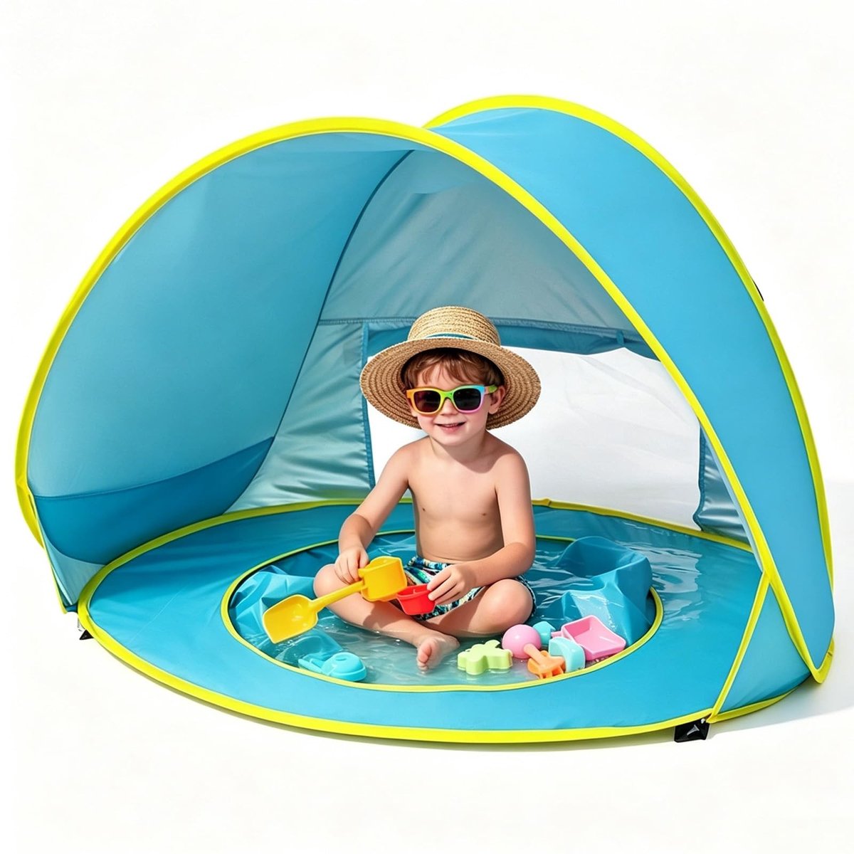 Pop-Up Baby Strandtent - UV Bescherming 50+