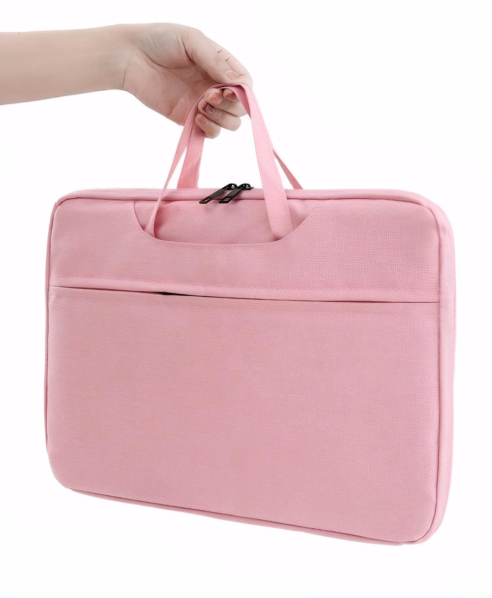 Laptop Sleeve - Waterdicht en schokbestendig - 15,6 inch - Roze
