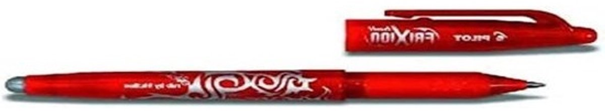 Rollerball Pennen - Uitwisbare Pen - Fouten Corrigeren - Thermo Sensitive Inkt - 6 Stuks - Rood