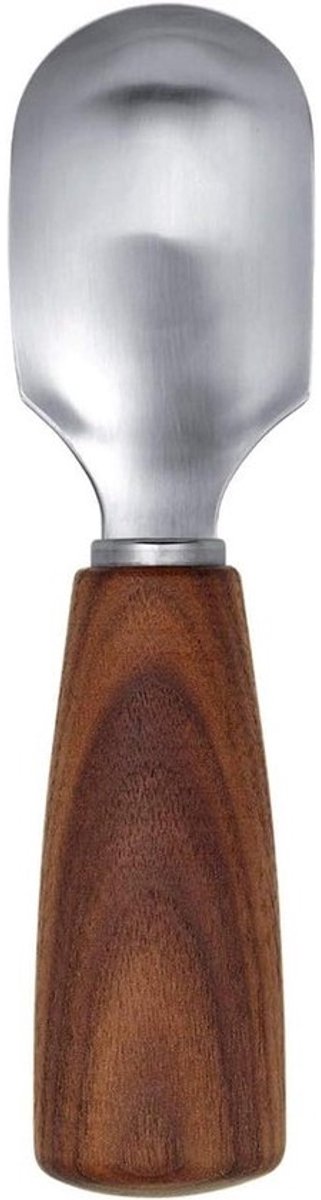 Fruitlepel - Eetlepel IJslepel - Vruchten Uithollen - Rondom Geslepen Rand - 165 cm - Walnoot