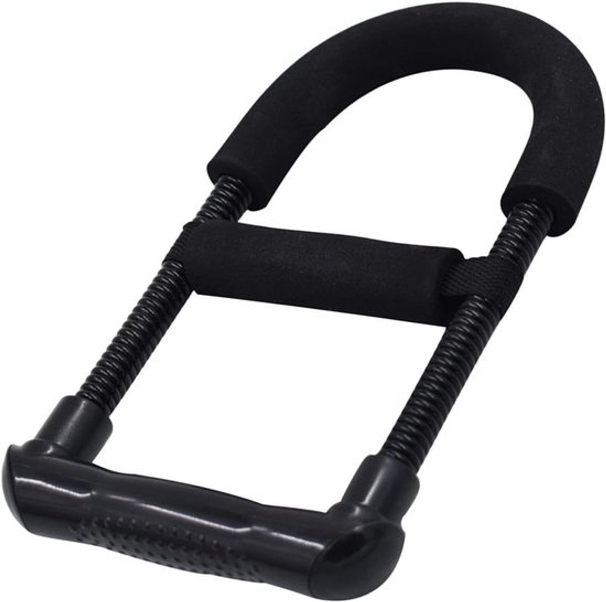 Handgreep trainer - Arm versterker - Kracht opbouwen - Instelbare weerstand - ca. 26 cm - Zwart
