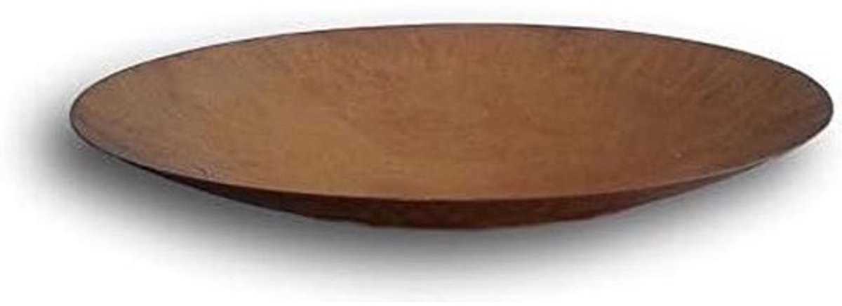 Metalen Vuursschaal - Roestkleurige Kom - Buiten Sfeerverlichting - Dunwandig Ontwerp - 50 cm Diameter - Roestbruin