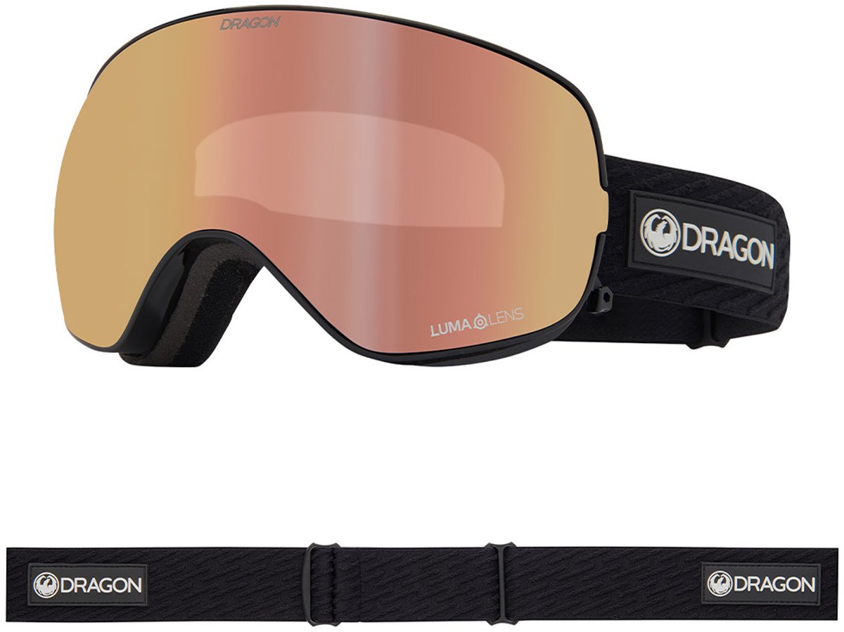 Dragon Alliance X2S Skibril - Icon Rose Gold/LL Rose Gold Ionized & LL Light Rose