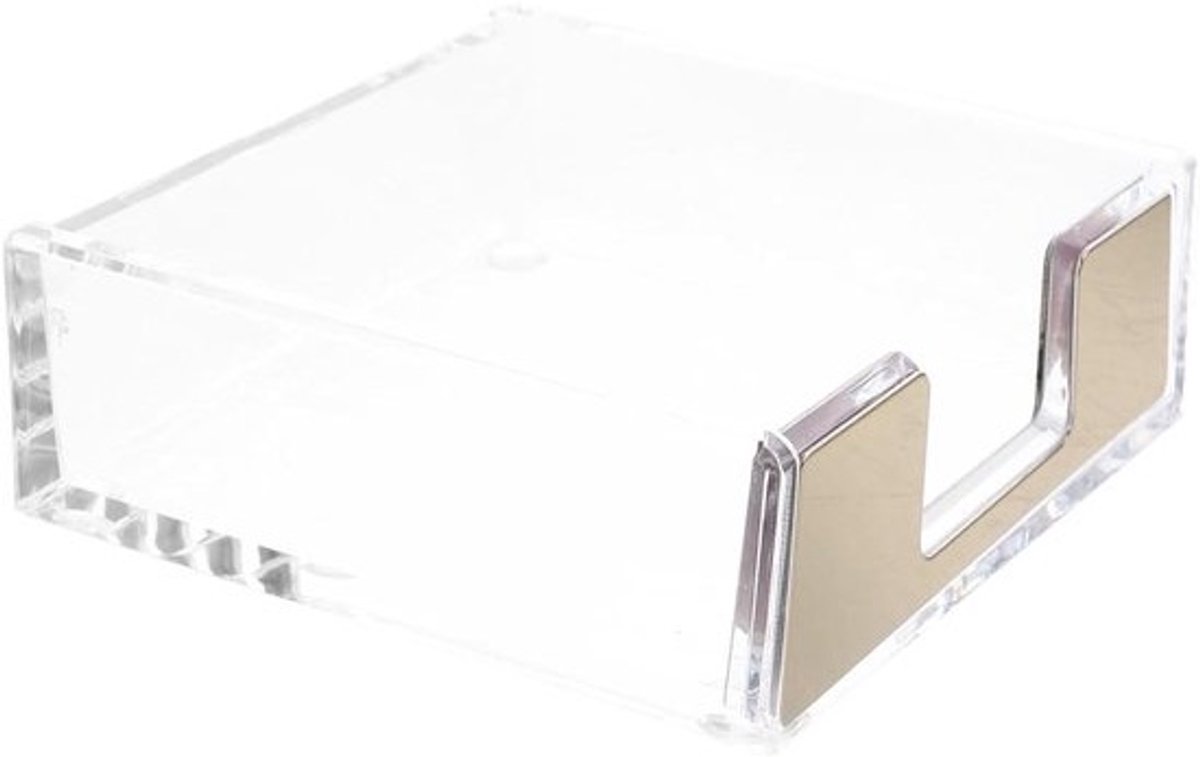 Notitieblok Houder - Bureau Organizer - Bureau Opruimen - Acryl Materiaal - 98 x 10 x 33 cm - Goud