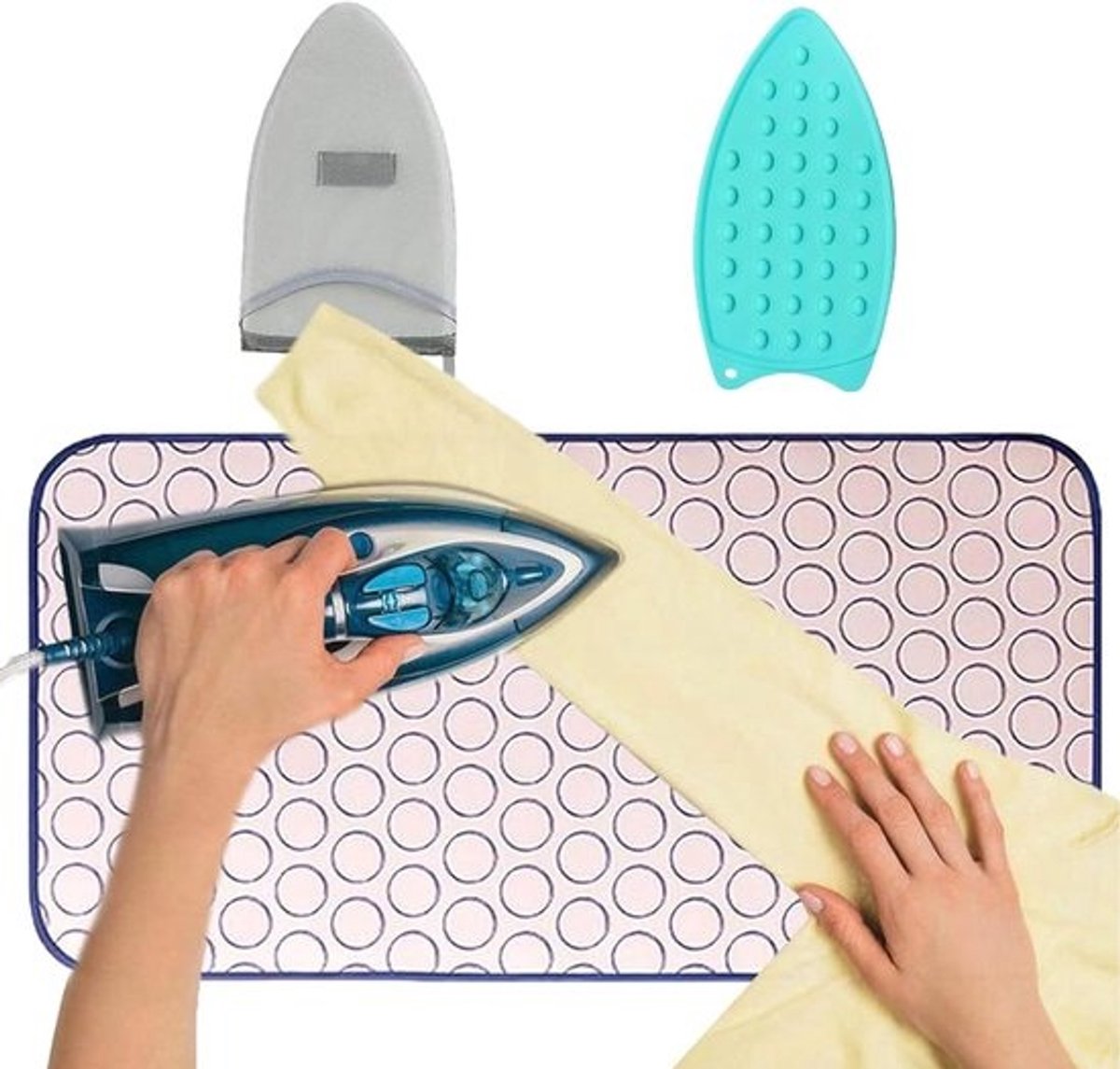 Strijkdeken Pad - Strijkmat Kleding - Stof Verzorgen - Hittebeschermend Ontwerp - 60 x 80 cm - Zoals Afgebeeld