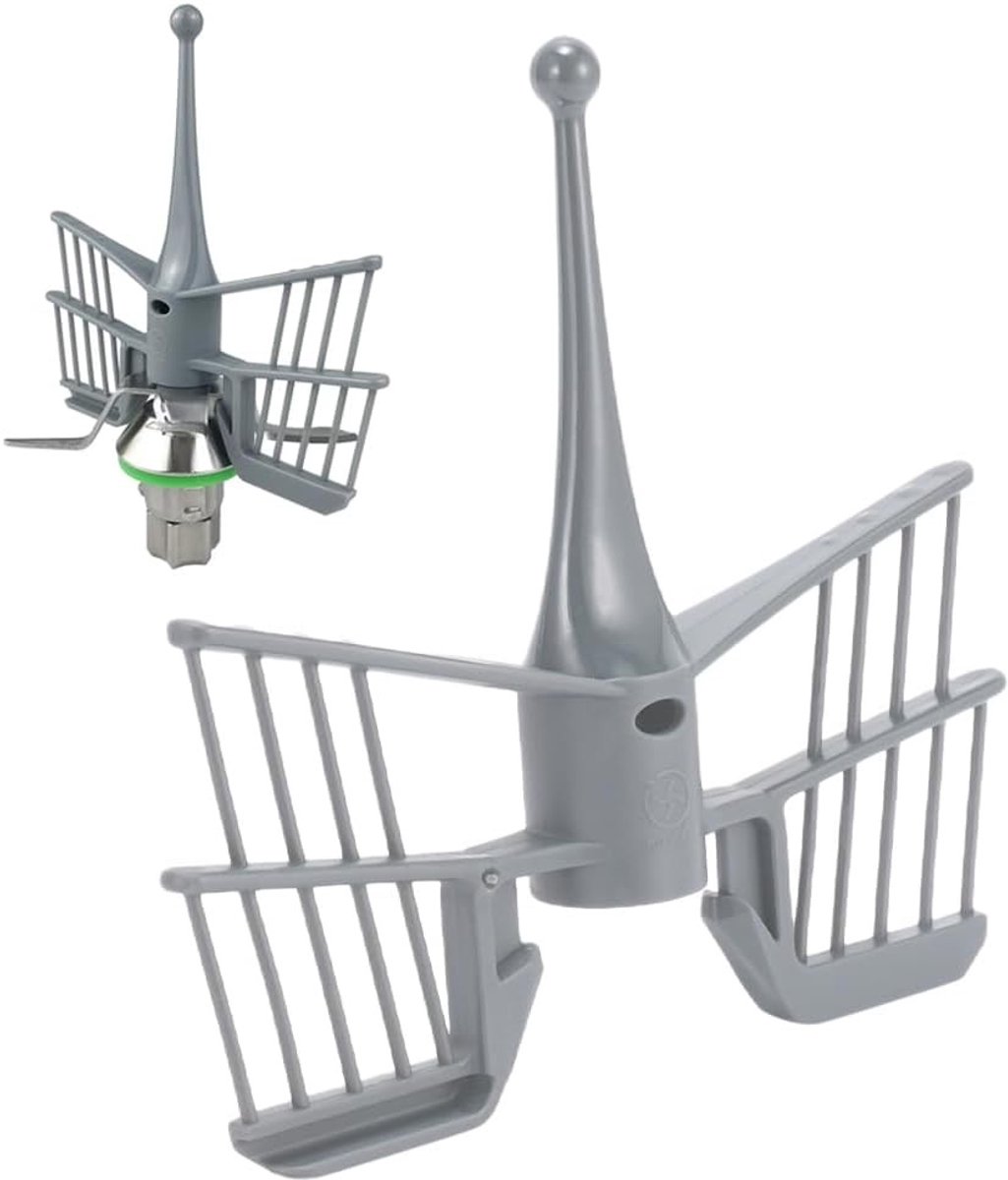 Accessoires voor keukenmachines, 1 vlinderroerder (grijs), vervangend onderdeel voor TM5, TM6, TM31, keukenhulp, kookaccessoires, kookgerei