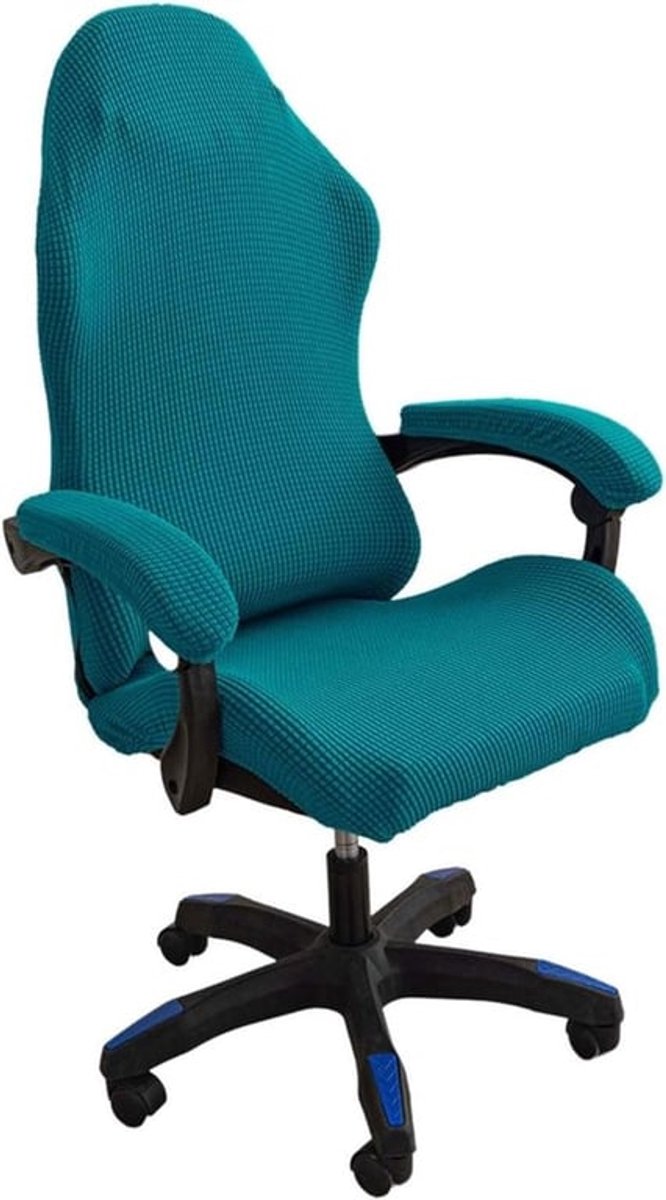 Comfortabele Slipcovers voor Gaming- en Kantoorstoelen met Armleuningen, Geschikt voor Draaisteunen, Inclusief Rits en Bescherming (Roze)