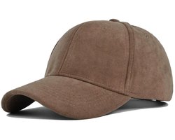 Suède Baseballcap - Unisex - Effen Kleur
