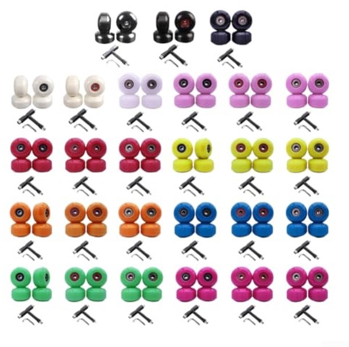 Skateboard Wielen 52x32mm - PU voor Cruising en Tricks