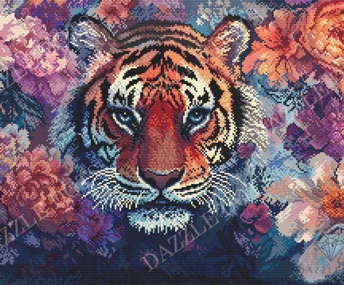 Diamond Painting op houten frame - Letistitch (Limited Edition) - 481-012 Eyes of the Wild