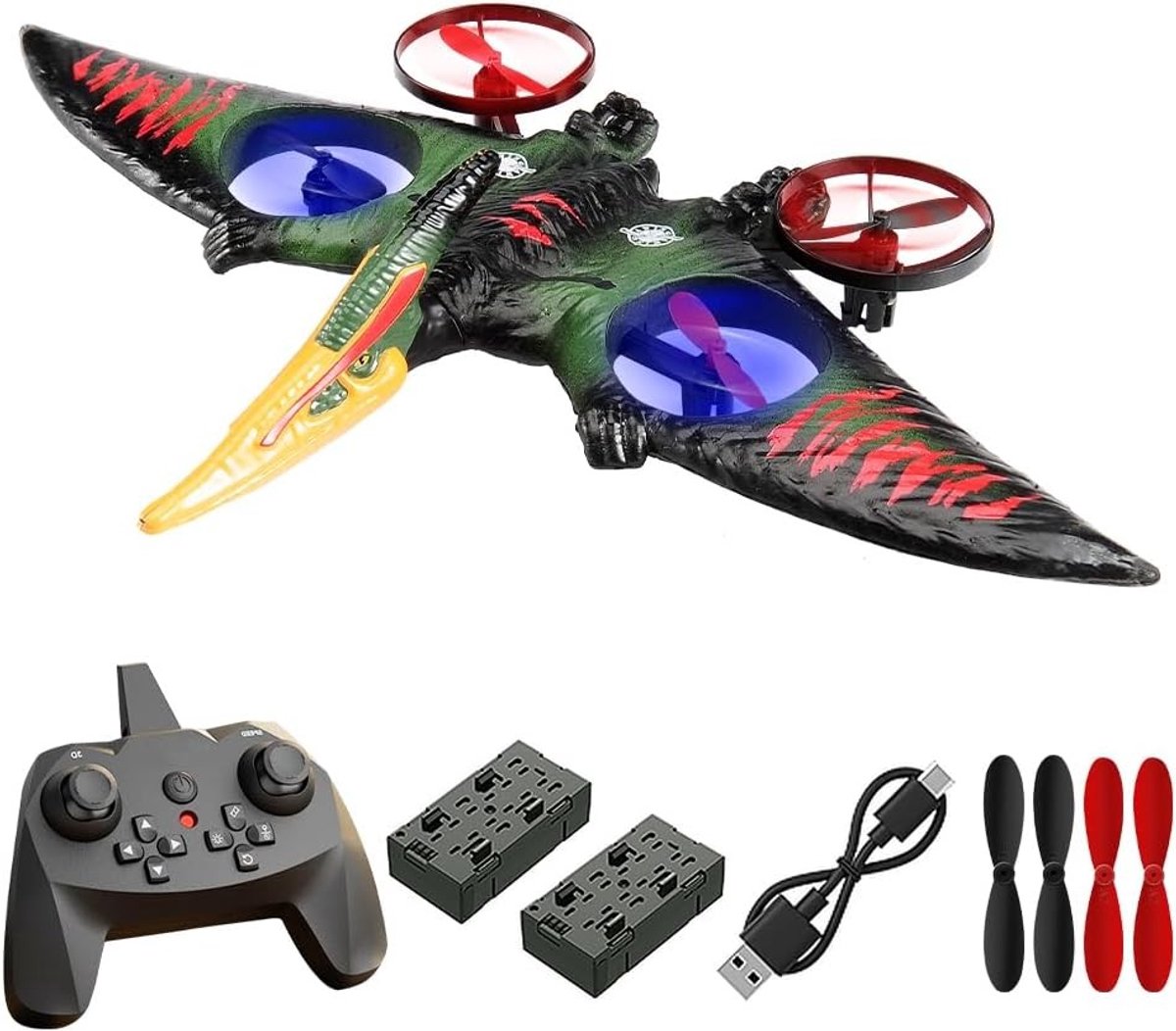Vliegende Pterodactyl Dinosaur Toy voor Kinderen, Gemakkelijk te Besturen, Afstandsbediening, Speelgoed voor Buiten, Verjaardagscadeau voor Jongens, Avontuurlijke Speelervaring