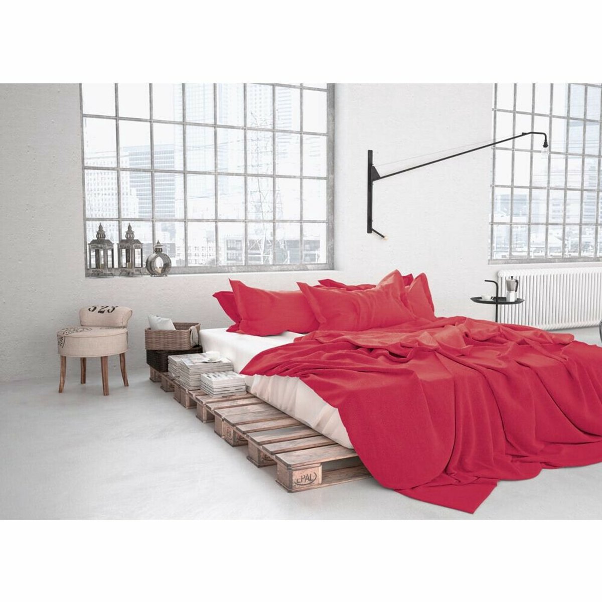 Dylon - Textielverf Red Tulip - 2 x 350 gr - Voordeelverpakking