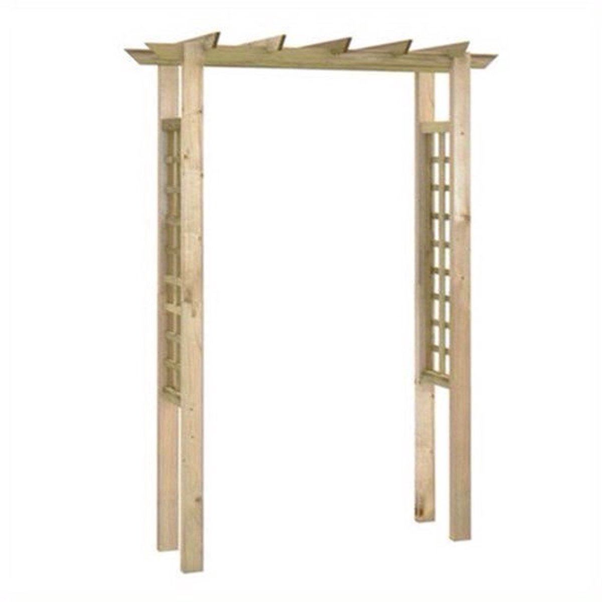 Rozenboog – Tuinboog – Klimbogen – Bloemboog – Archedoorgang – Hout Geïmpregneerd – Duurzaam Weerbestendig – 150x60x204 cm Stevig