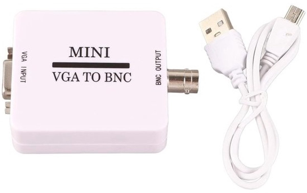 VGA naar BNC Converter - Video Omvormer - Beeld Kwaliteit Verbeteren - Hoge Resolutie 1920x1080