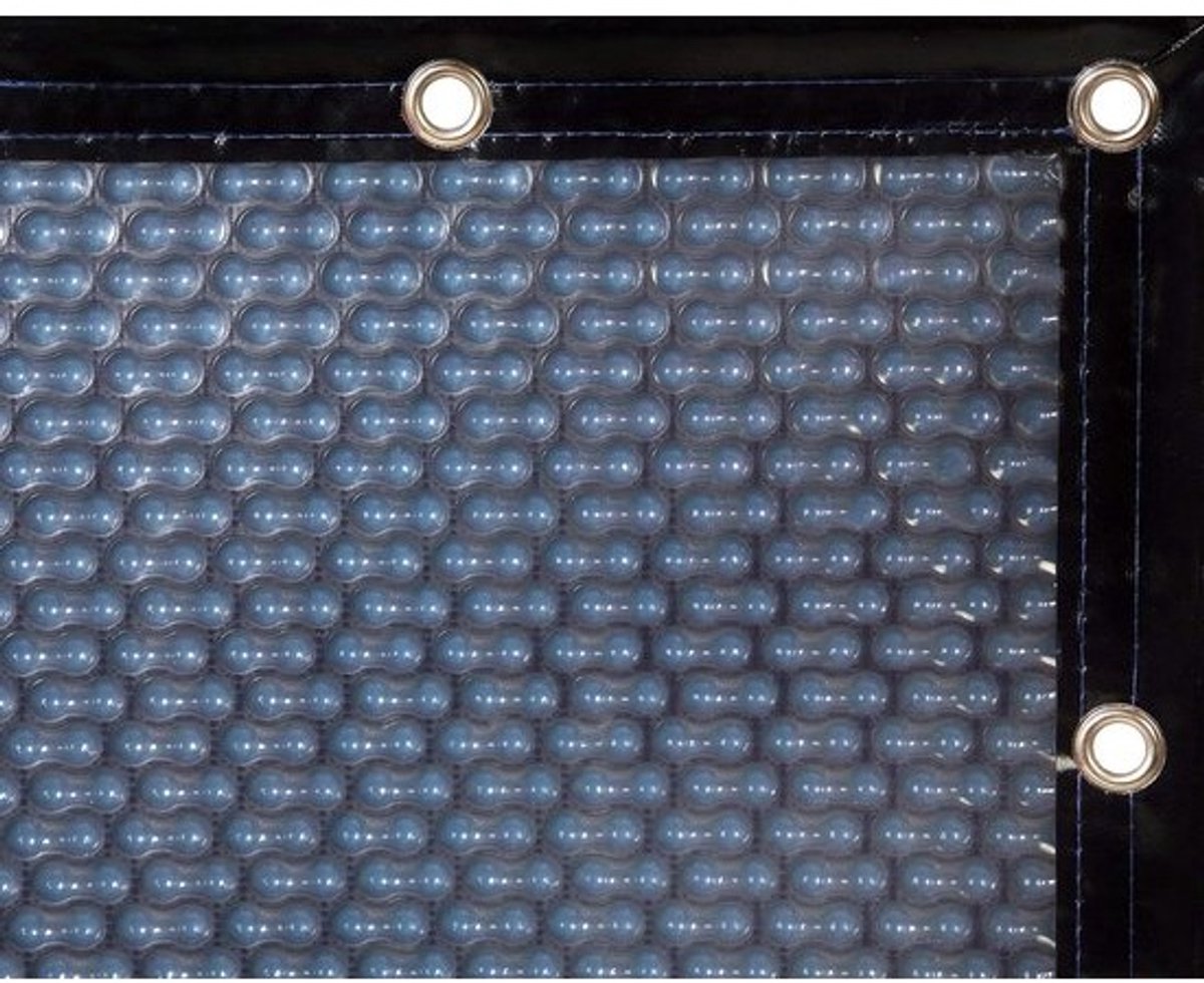 Zonnezeil Zwembad - Thermodeken Pool - Zwembad Warm Houden - Versterkt in de breedte - 3 x 55 m - Zwart