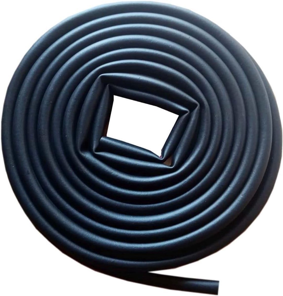 10 Meter EPDM Rubber Sealing Strip voor Auto, Geluidsisolatie en Waterdichte D-vormige Deurrubber, Ideaal voor Kofferbak en Motorkap