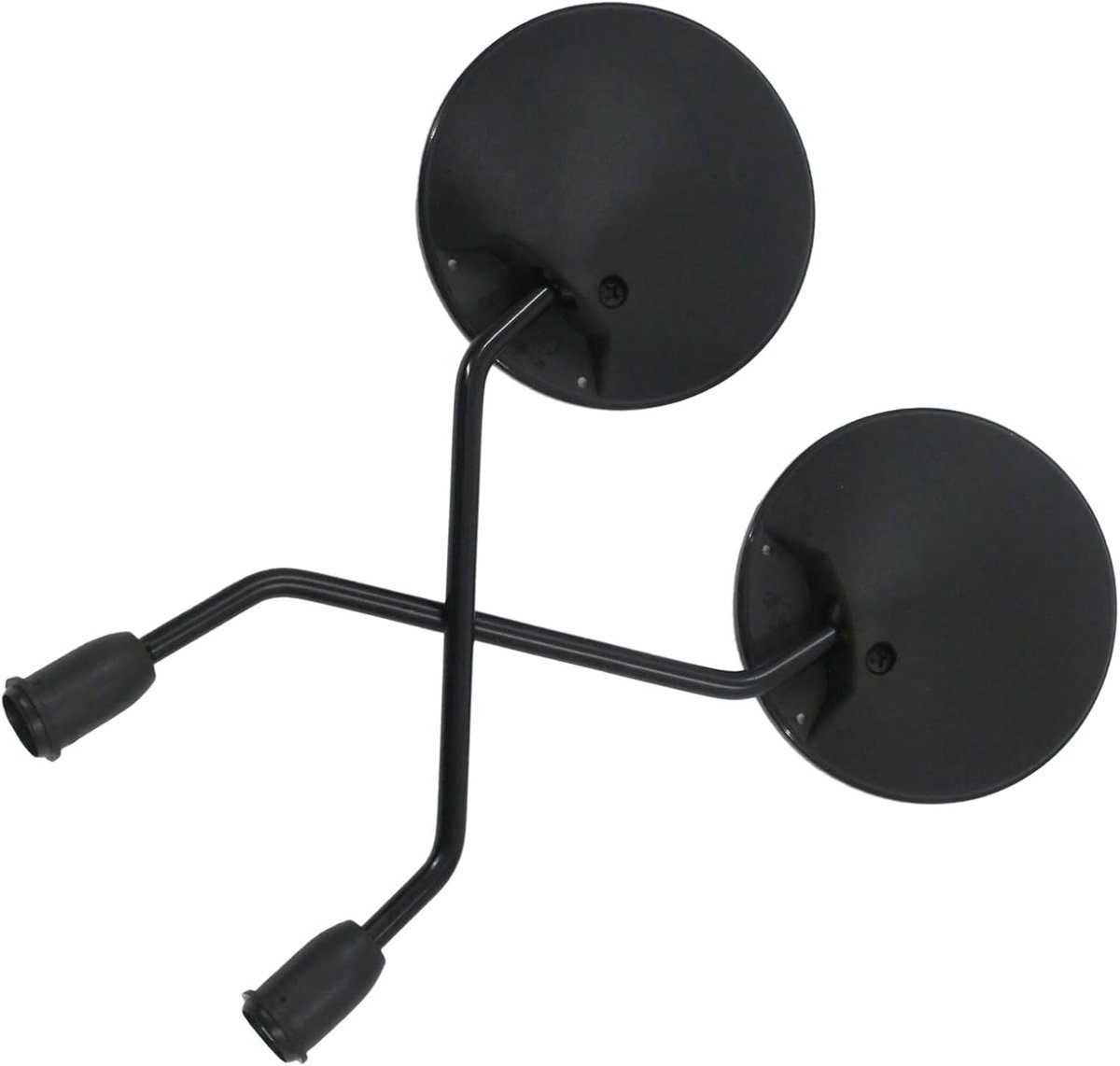 Set Achteruitkijkspiegels M8 x 1.2 cm, Zwart – Spiegels Links en Rechts Geschikt voor Simson S50, S51, S70, SR50, Schwalbe KR51, Motoraccessoires, Tweewieler Onderdelen, Veiligheid