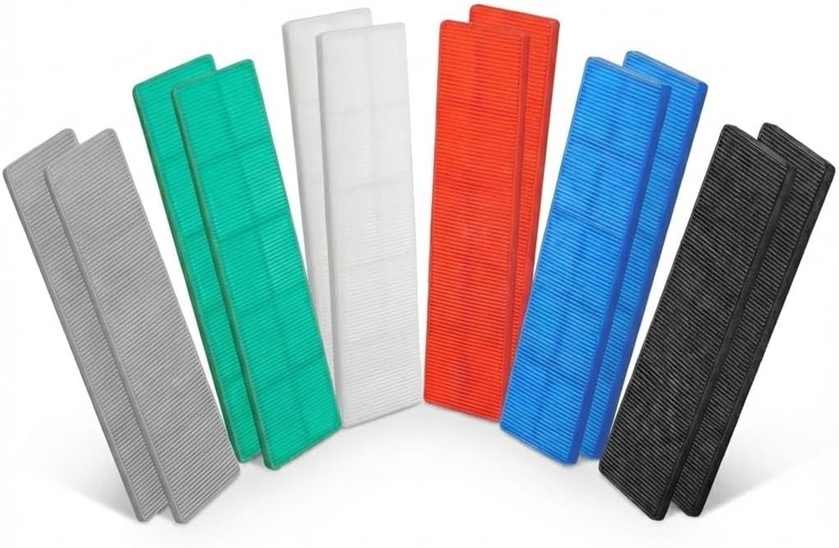 120 Stuks Plastic Glazing Packers voor Niveau Shims en Verpakking, 28mm x 100mm, Ideaal voor DIY Raam en Deur Frame Projecten