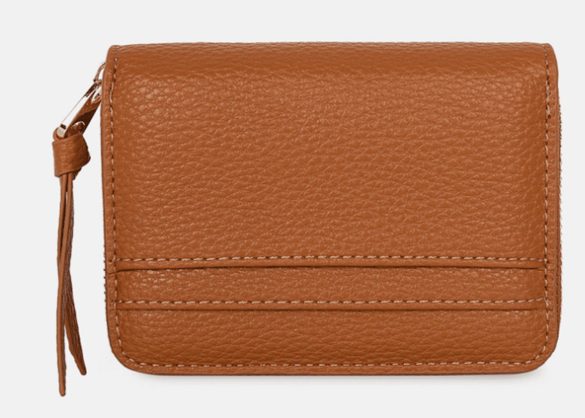 Laurent David Dames Wallet Estée | Cognac | Maat: One Size
