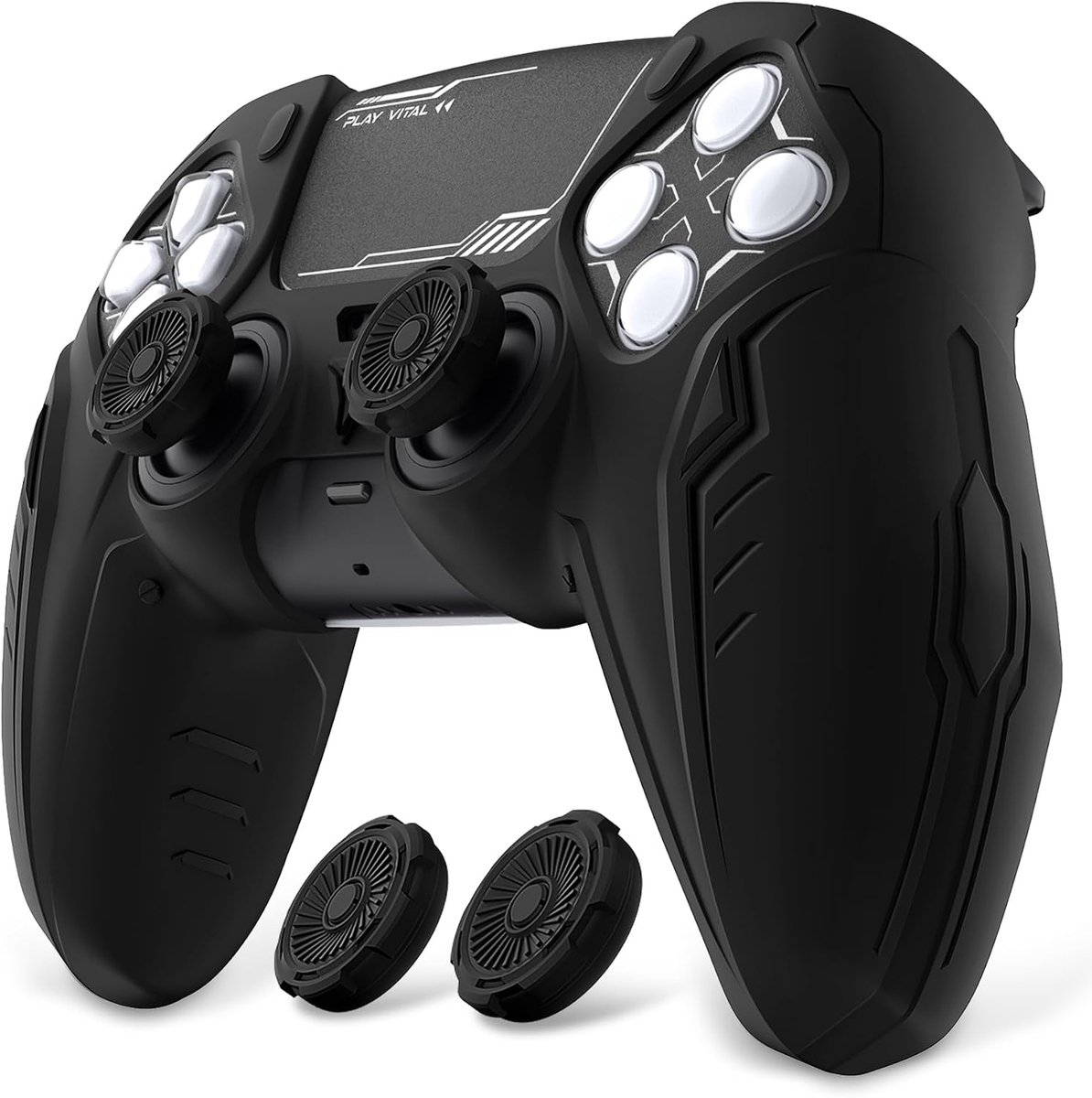 Siliconen Beschermhoes Mecha-ontwerp - Geschikt voor PS5 Controller
