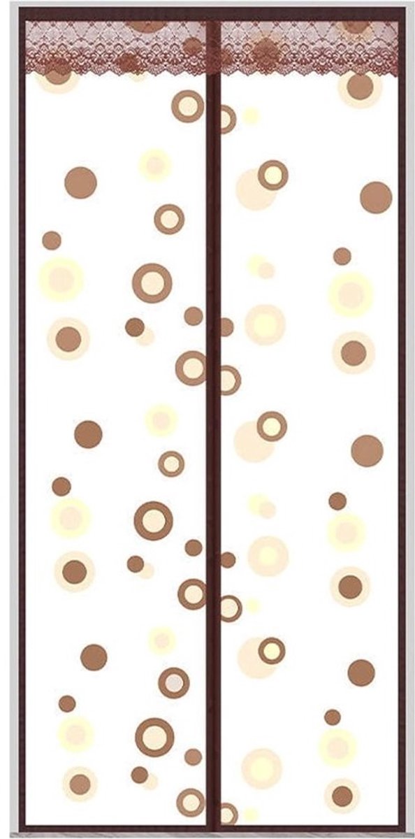 Magnetische Hordeur - Isolerend Gordijn - Tocht Vrij Blijven - Automatisch Sluitend - 95x205cm - Transparant