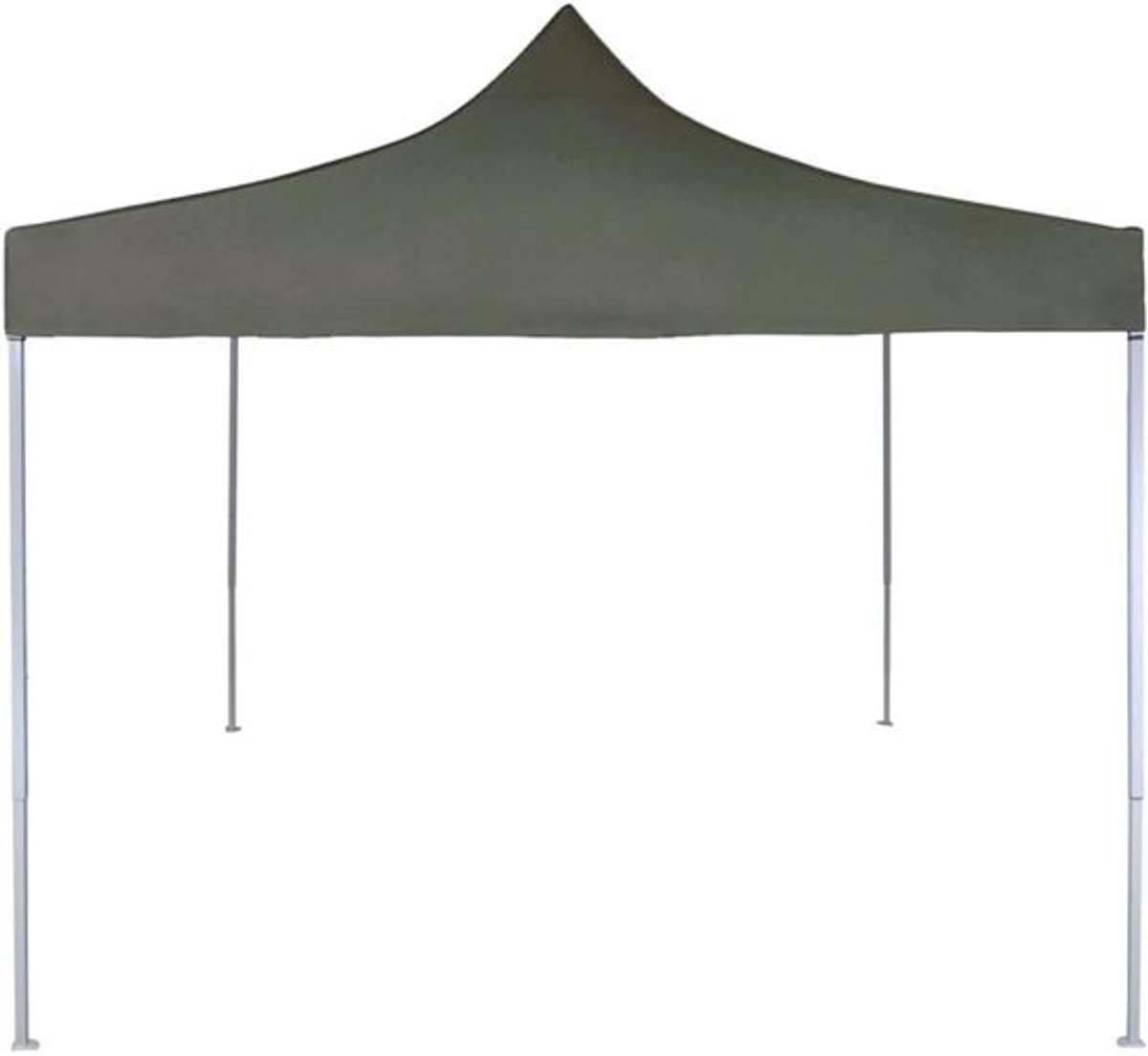Partytent Opvouwbaar - Pop-up Tent Tuin - Outdoor Evenementen - Gecoat Oxford Dak - 2 x 2 m - Antraciet
