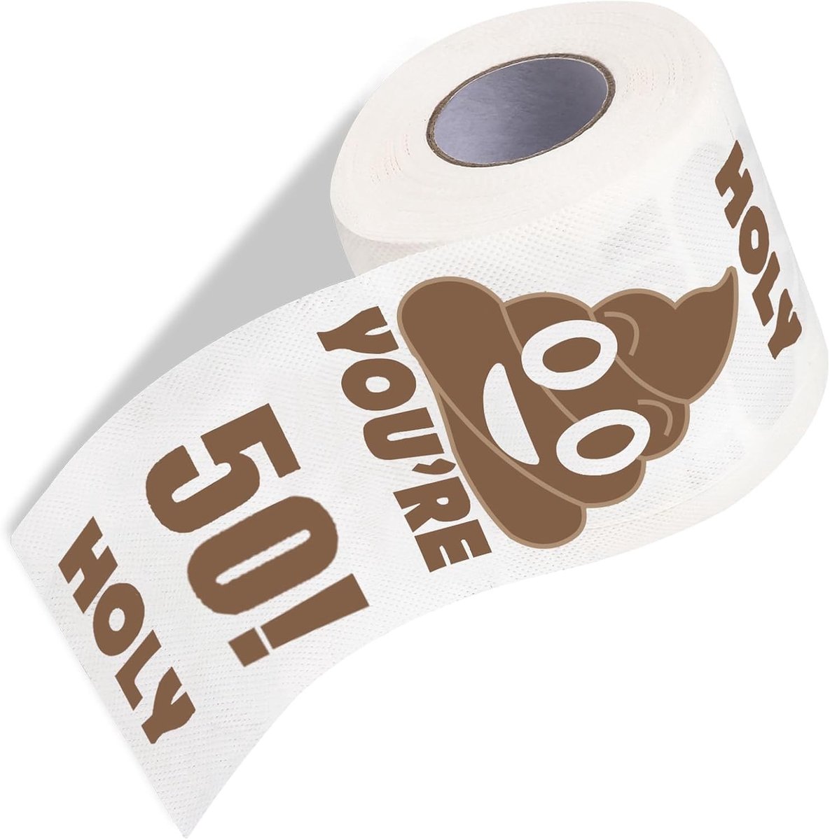50ste Verjaardag Cadeau voor Mannen en Vrouwen - Grappig Toiletpapier voor Badkamer Decoratie en Prank Geschenk