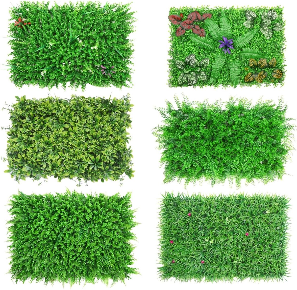 Kunstplant Wanddecoratie - 40x60cm - Groen