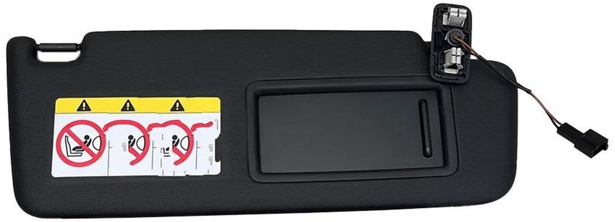 Voorzonneklep voor VW Golf 7 Passat B8 CC Mk7 - Zonnescherm met make-upspiegel