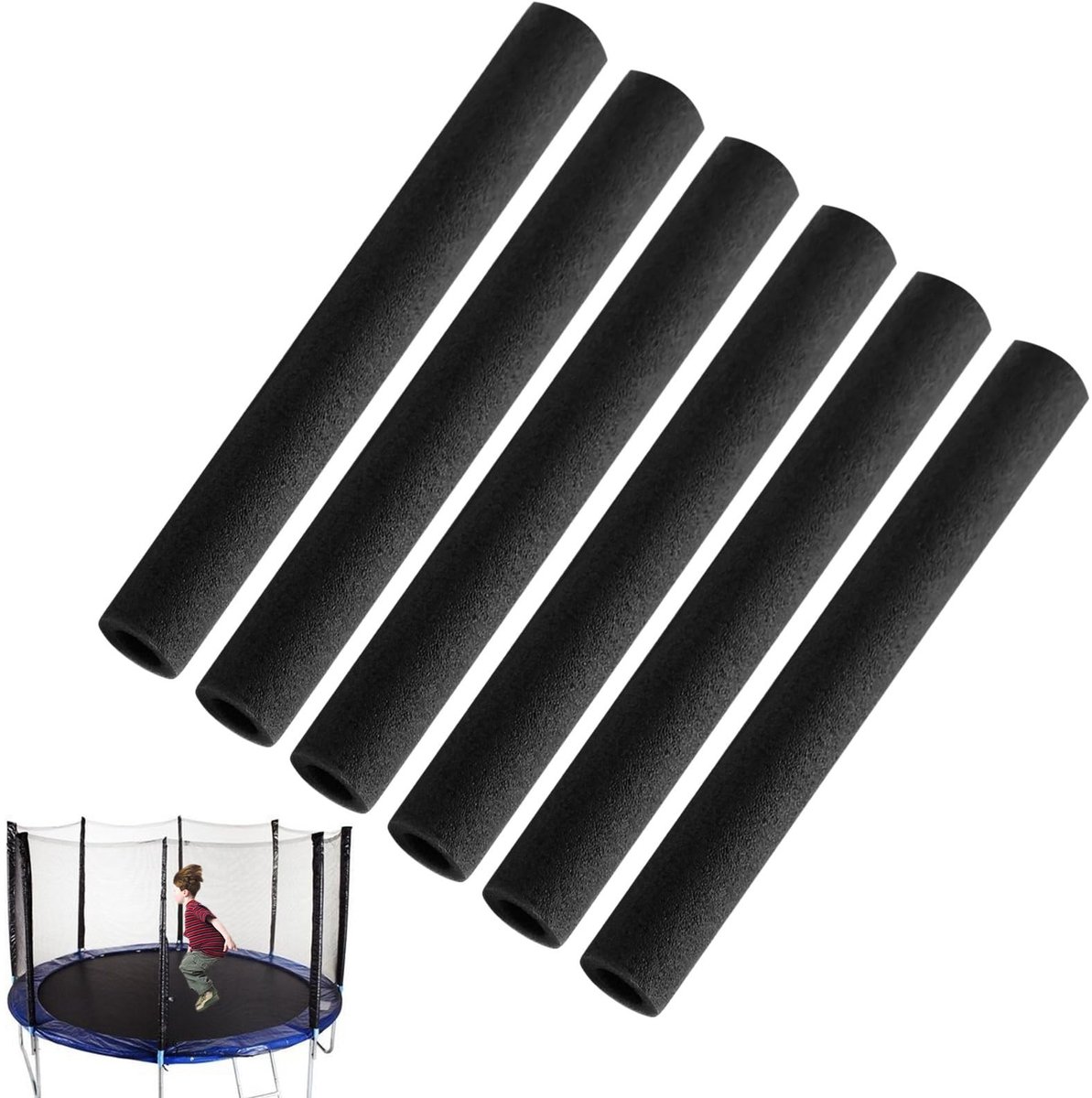 Trampoline Polsleeves - UV-bestendig en waterdicht - 6 stuks