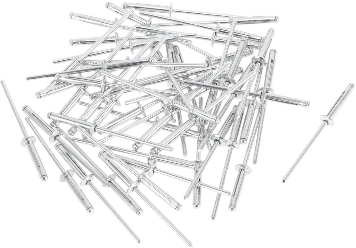 Tri-Fold Klinknagels Assortiment Kit - Aluminium - 50 Stuks