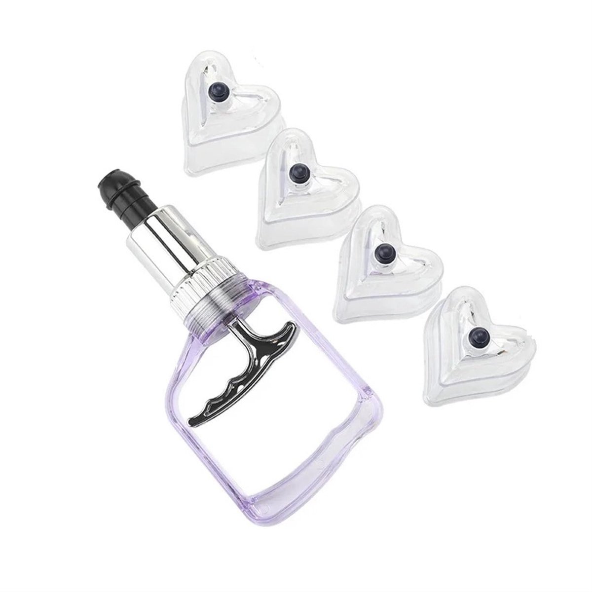Cupping Set voor Thuisgebruik - Romantisch Hartvormig - 4 Stuks