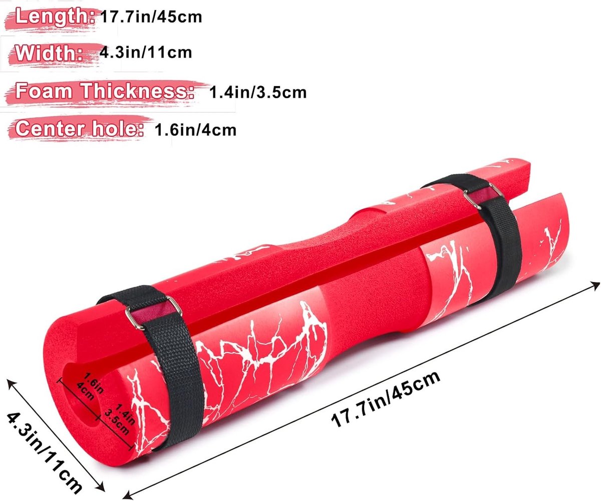 Extra Dikke Squat Pad voor Comfortabele Hip Thrusts en Gewichtheffen - Ideaal voor Squats, Lunges en Glute Bridges met Standaard en Olympische Stangen