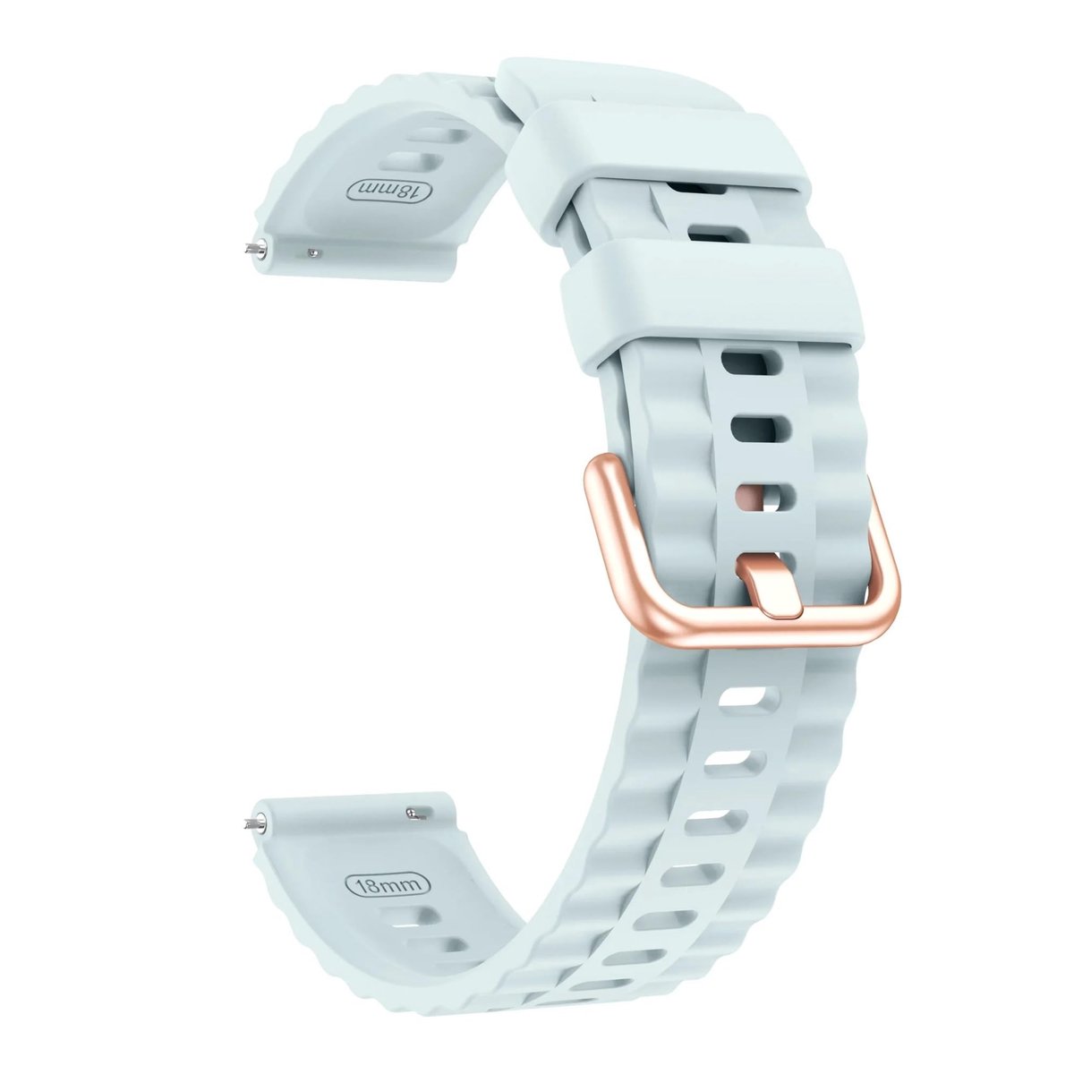 Siliconen Polsband voor Horloge - Rijke Kleuren en 18 mm