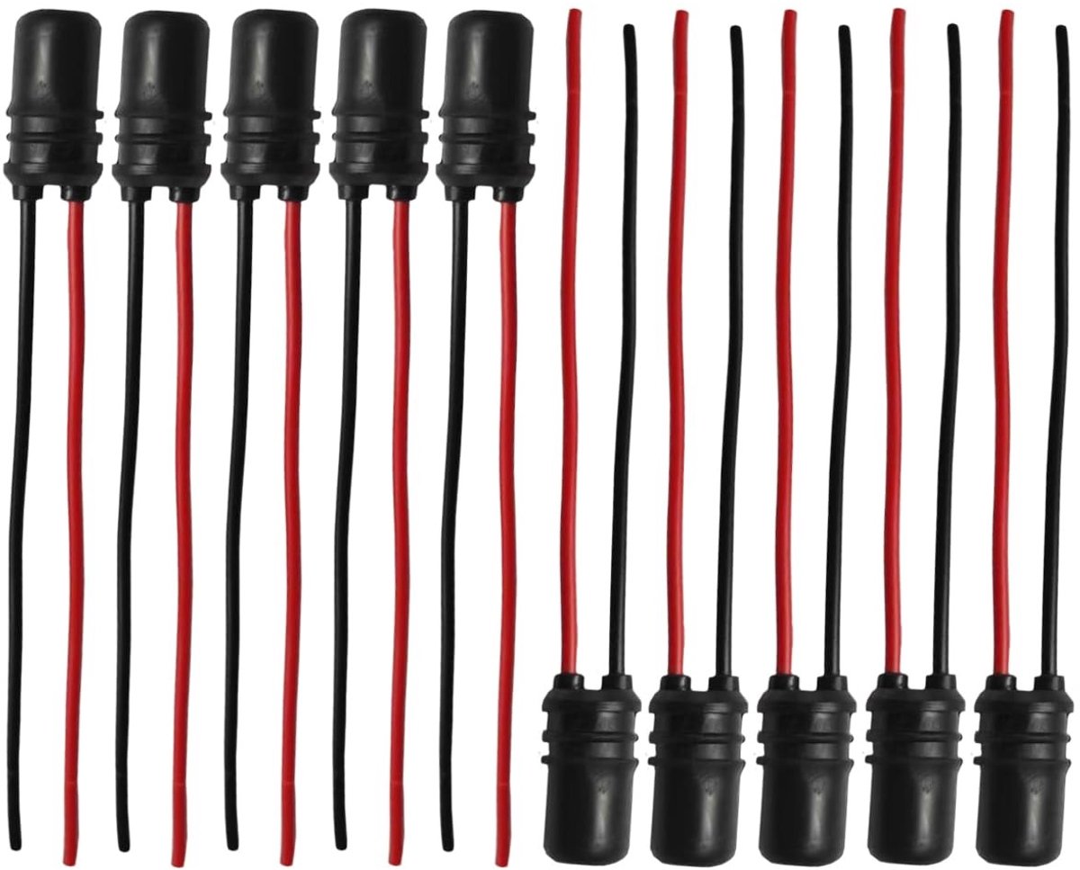 T10 194 Lamp Socket voor Auto - Voorbedraad Harnas met Connector