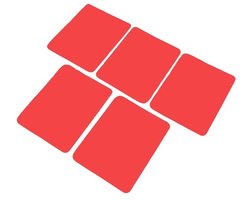 Cuifati Dashcam-montage Zelfklevende Pads, Vierkante Dubbelzijdige Stickers met Hittebestendig Tot 300F, voor Voorruit Dashboard Camerahouder en Autotelefoonhouders (61 mm * 78 mm)