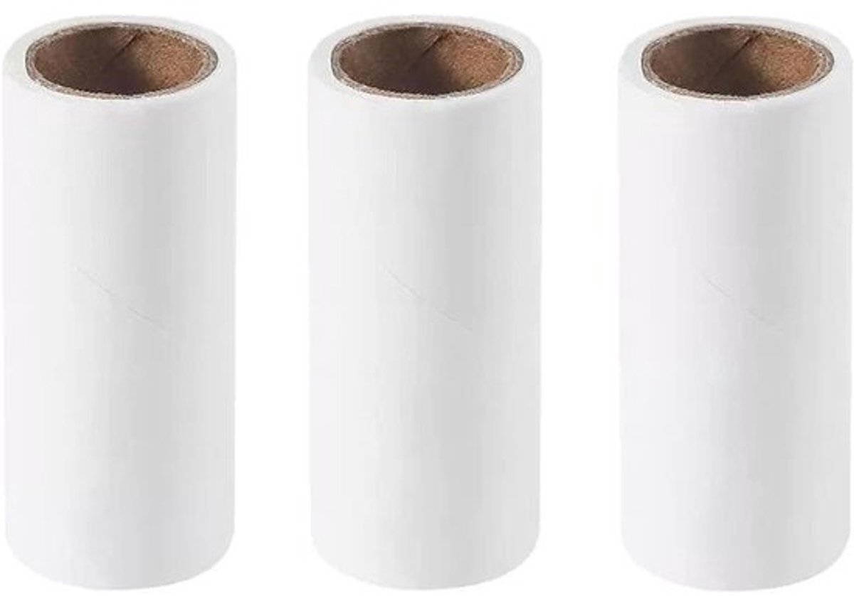 Reis Pluisroller - Kledingroller Huisdierenhaar - Kleding Reinigen - Dubbelzijdig Plakkerig - 9.3 x 3.4 cm - Niet gespecificeerd