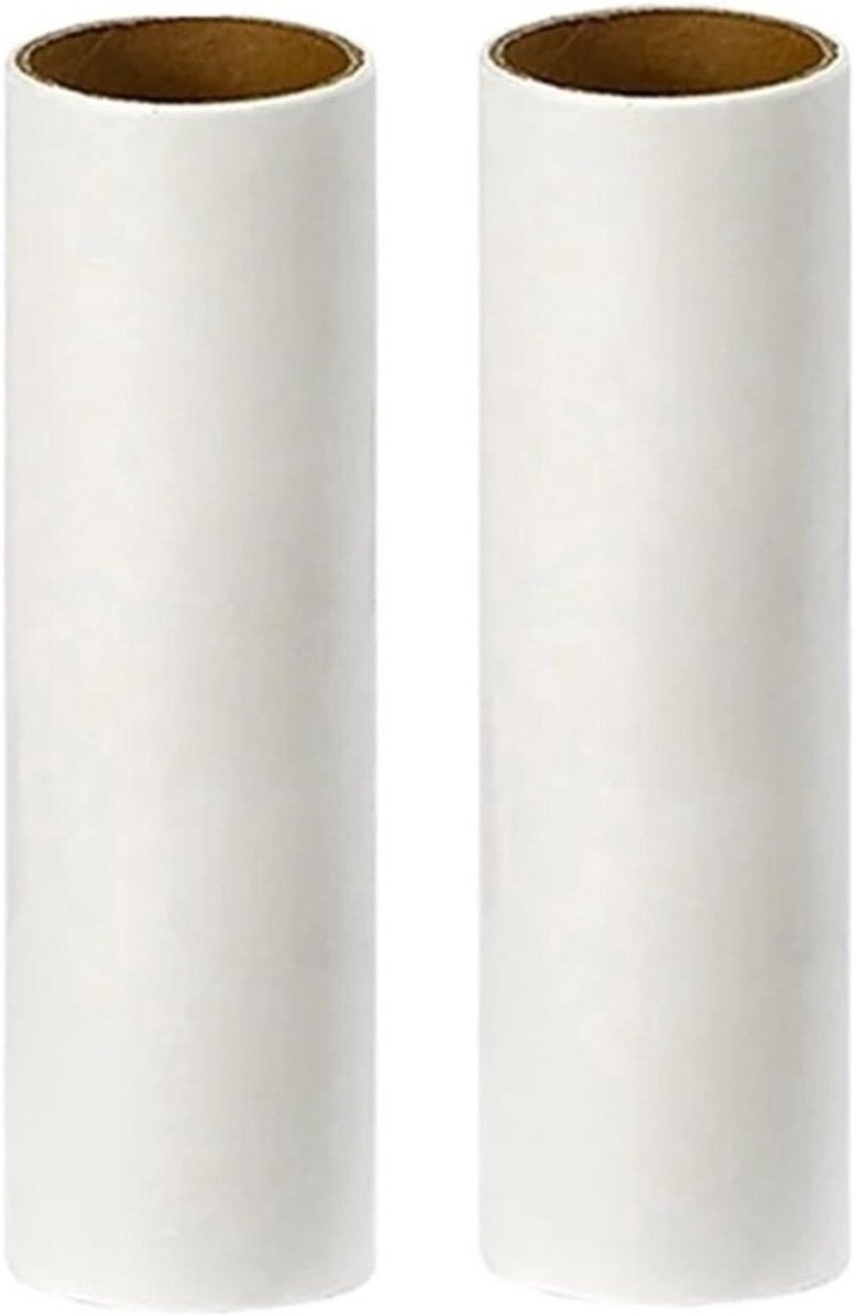 Scheurbaar Rol Papier - Pluisroller Lintroller - Kleding Reinigen - Huisdier Haar Verwijderen - 16 cm breed - Wit