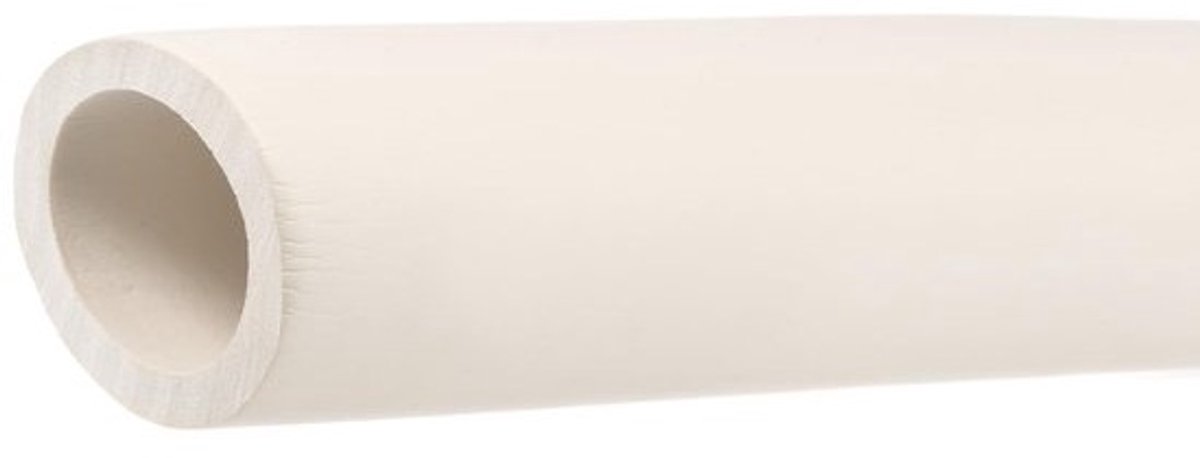 Pijp Isolatie Buizen - Schuim Isolatie - Warmtebehoud Leidingen - Antivries Bescherming - 27mm ID 1 Meter - Wit