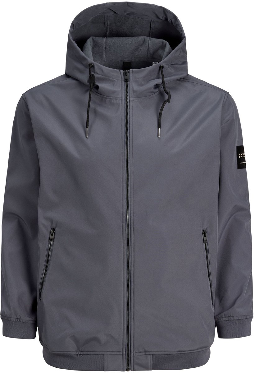 JACK & JONES PLUS - JJEBASIC SOFTSHELL HOOD NOOS PLS Heren Jas