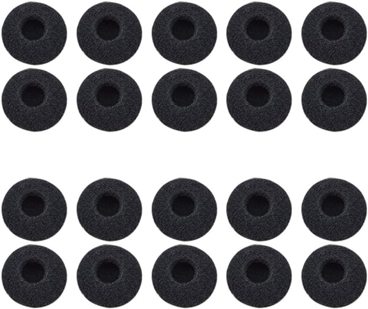 Zachte schuimkoptelefoon kussens - 20 stuks vervangingskussens voor MP3 en MP4 hoofdtelefoons, comfortabel en duurzaam