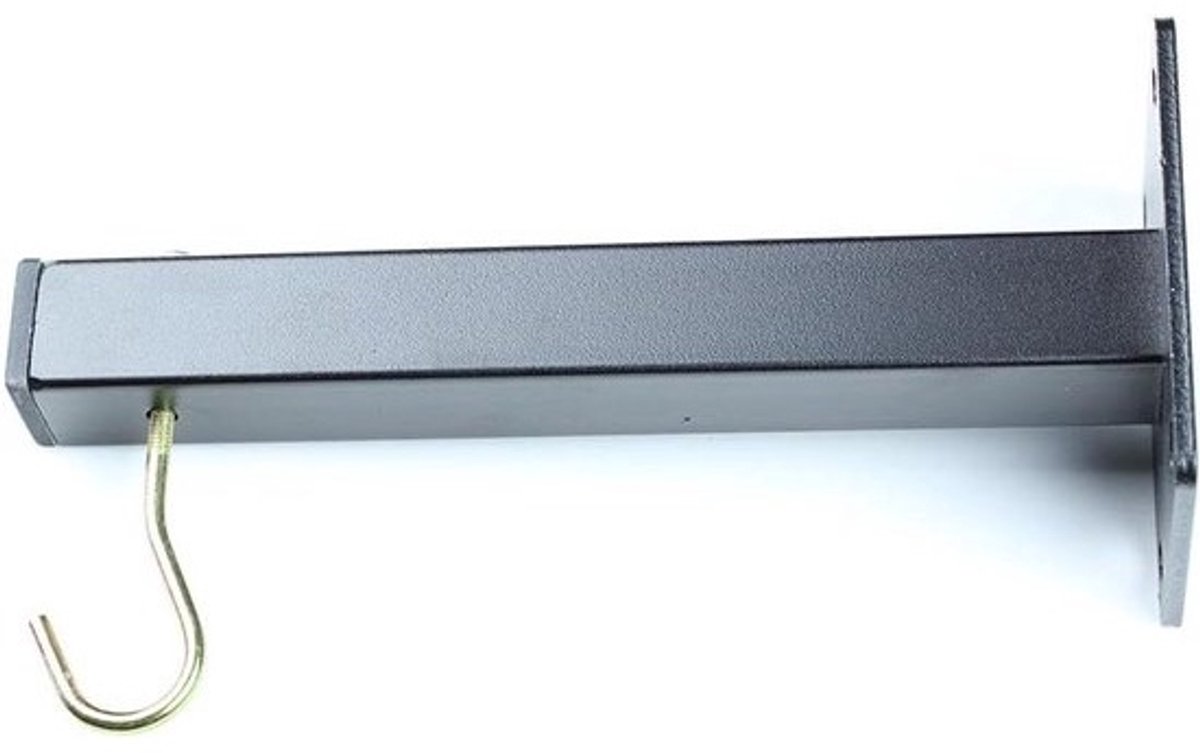 Projectiescherm Houders - Schermbeugels Beamer - Projectiescherm Ophangen - Verwijderbaar Ontwerp - 17 cm Lengte - Zwart