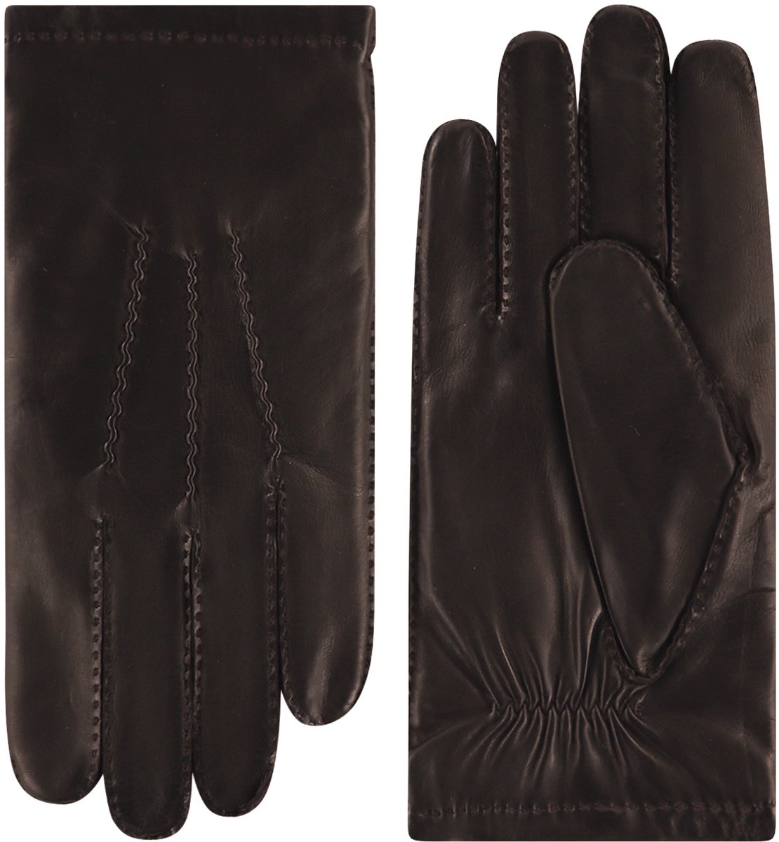 Laimböck Leren handschoenen heren model Swindon Kleur: Zwart, Maat: 12