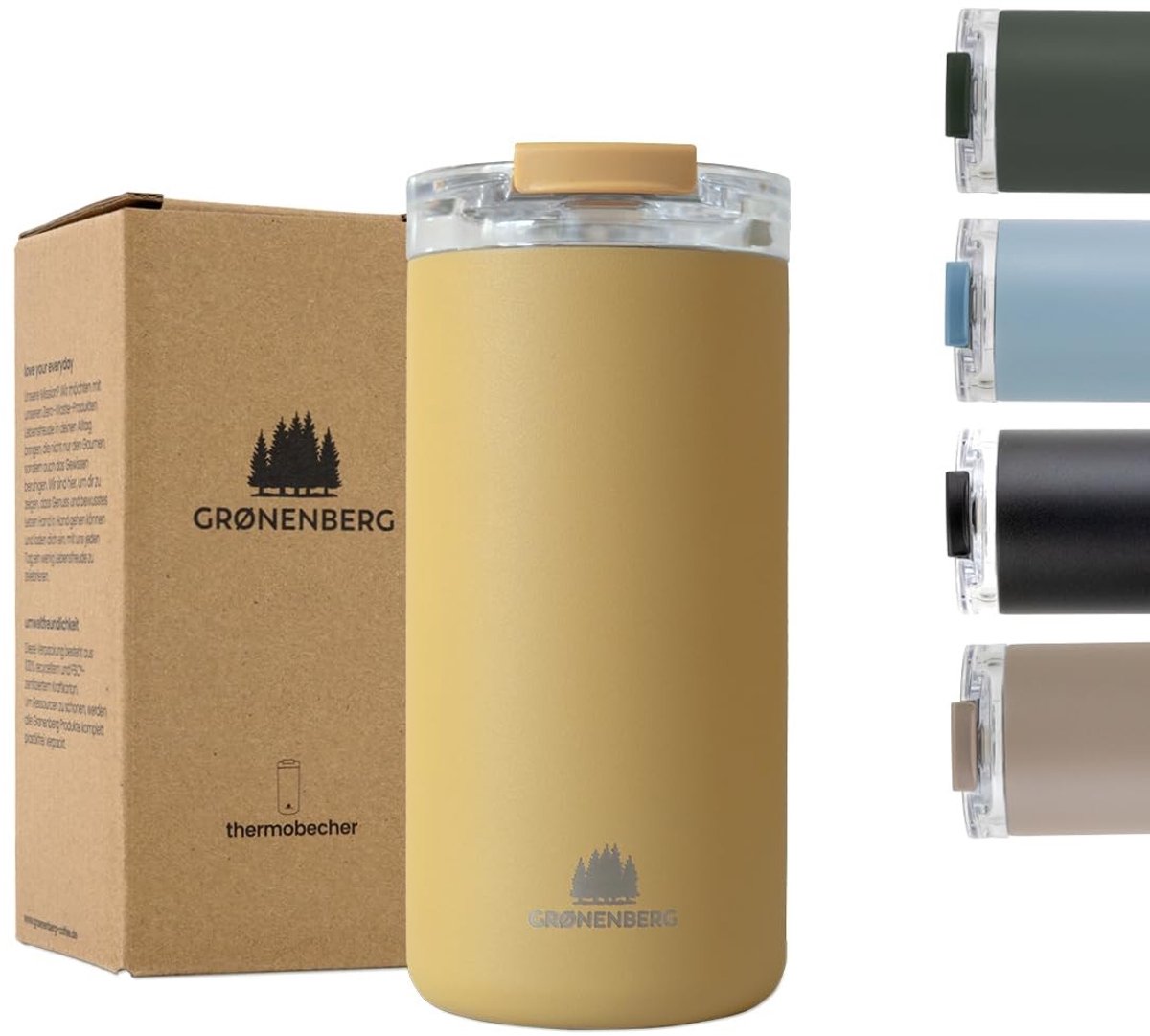 Thermosbeker 350 of 470 ml - Lekvrij en houdt dranken tot 4 uur warm