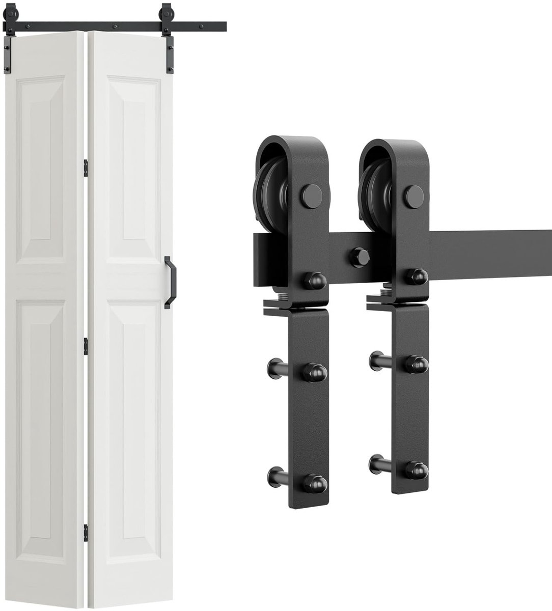 Bifold Sliding Door Fittings - Compleet Set voor 71 cm Deur