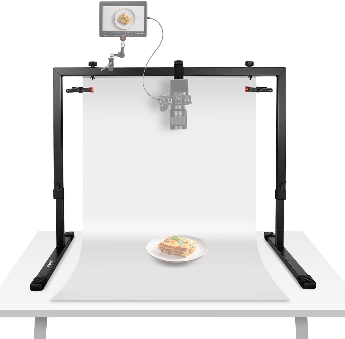 Professionele tafelhouder voor overheadcamera - Staal, max. 4.5 kg