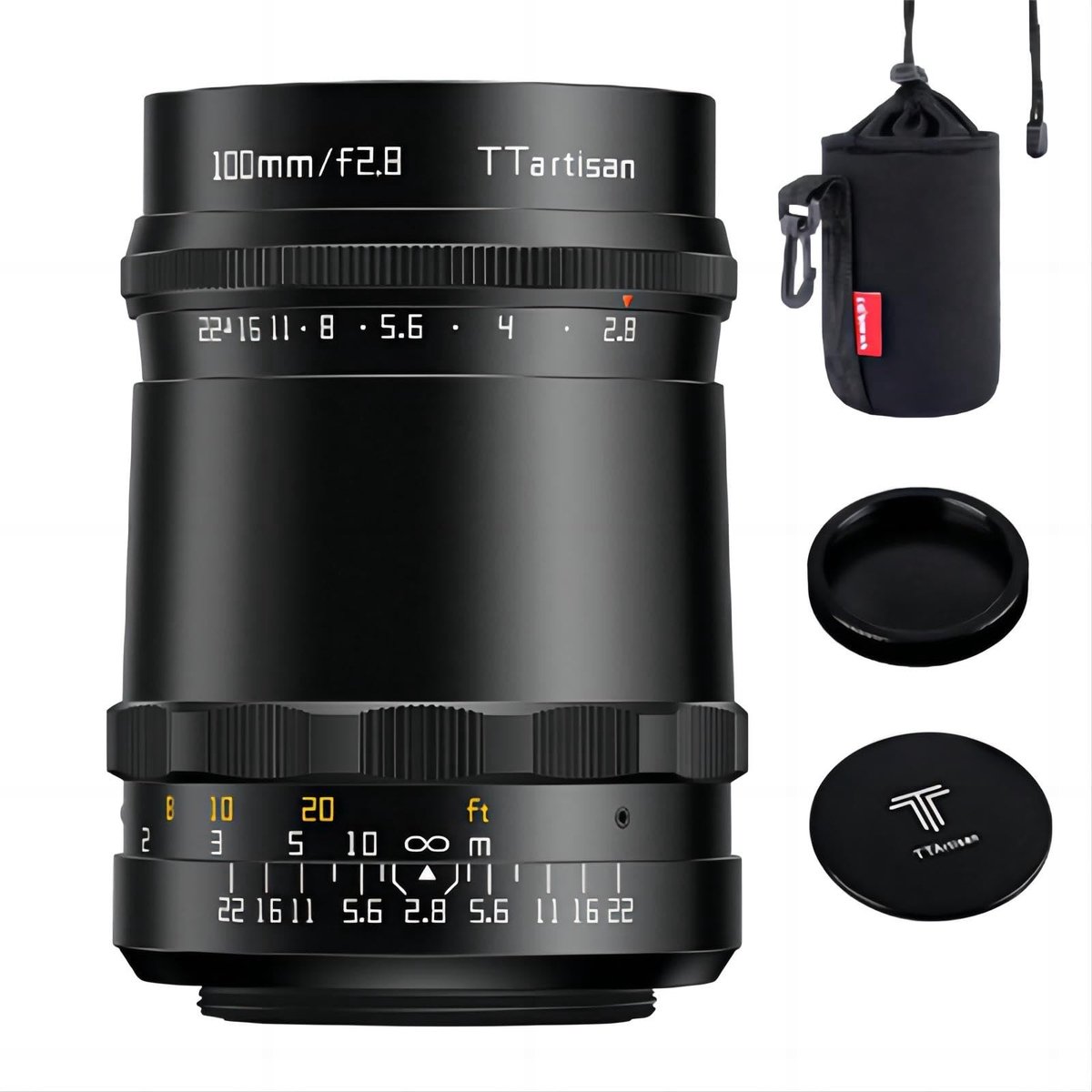 M42 Full Frame Lens - 100mm F2.8 met handmatige focus